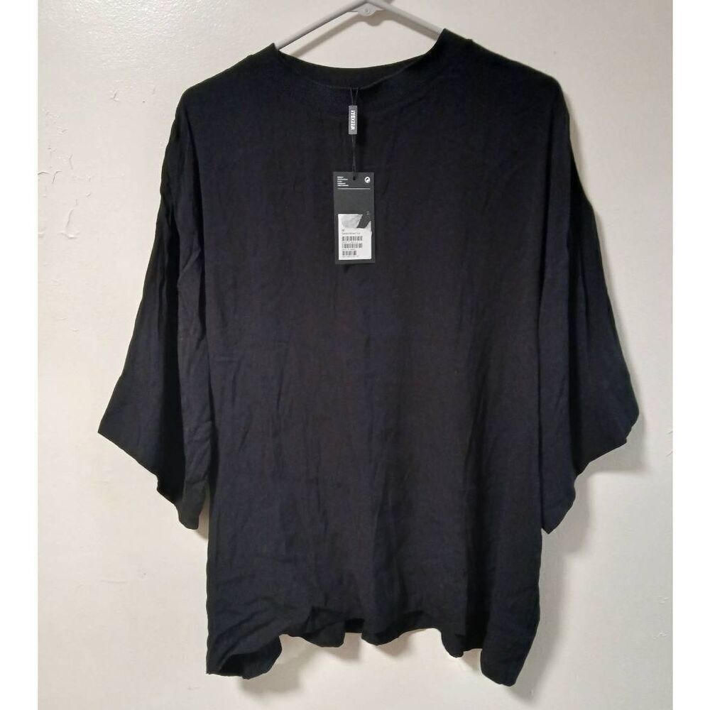 Weekend womens medium kimono blouson boxy 100% viscose Top blouse